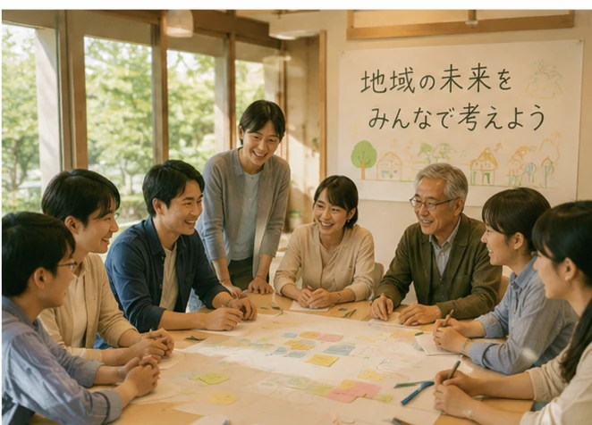 地域活動に取り組む人たち