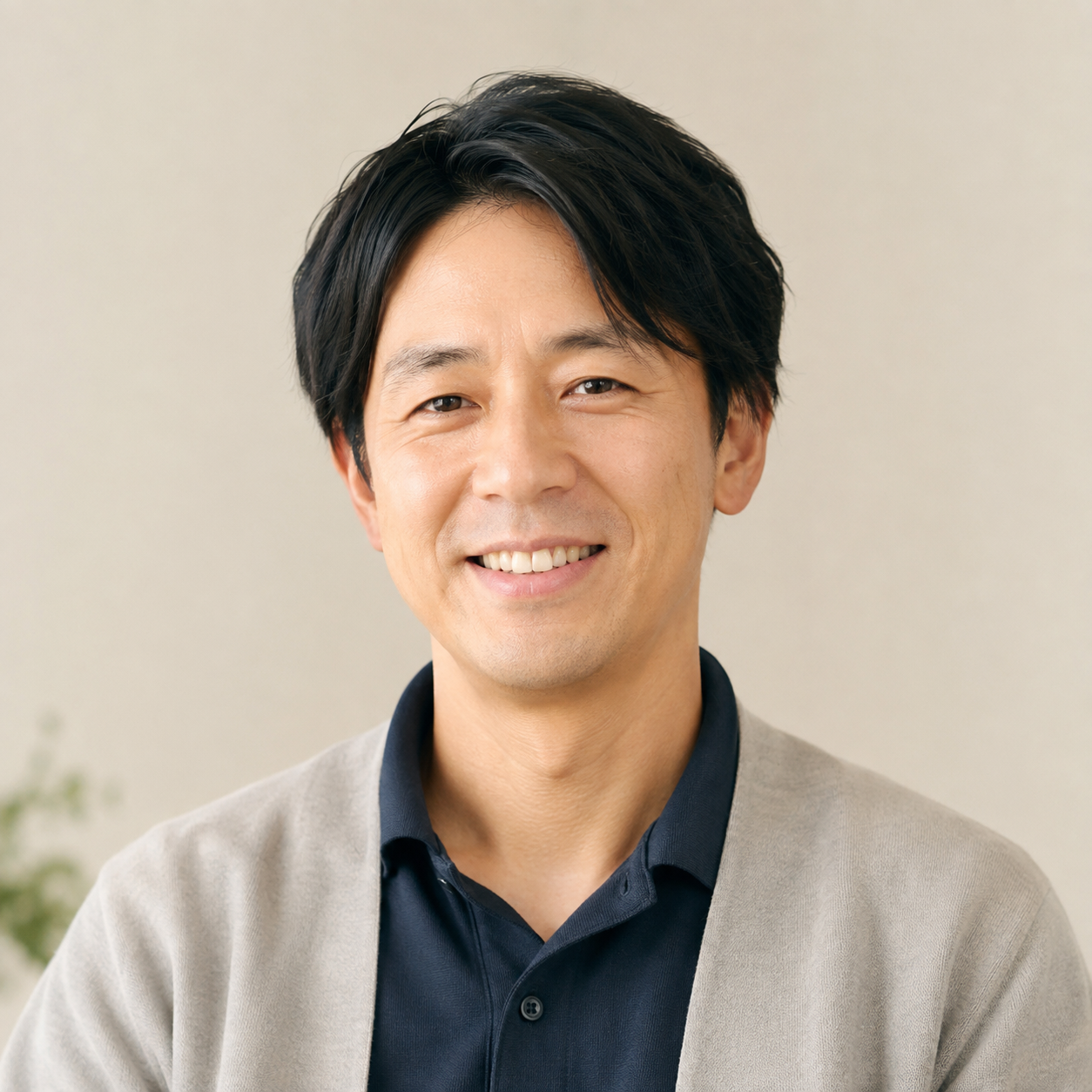 地域で働く男性